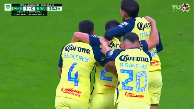 Viñas' perfect free-kick vs Juárez
